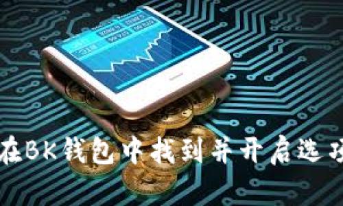 如何在BK钱包中找到并开启选项功能