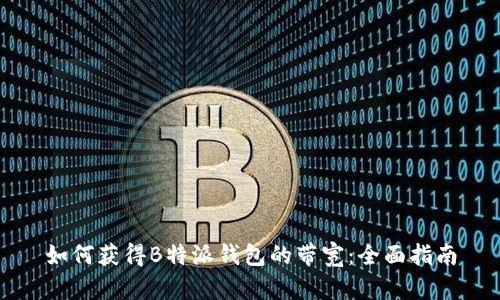 如何获得B特派钱包的带宽：全面指南